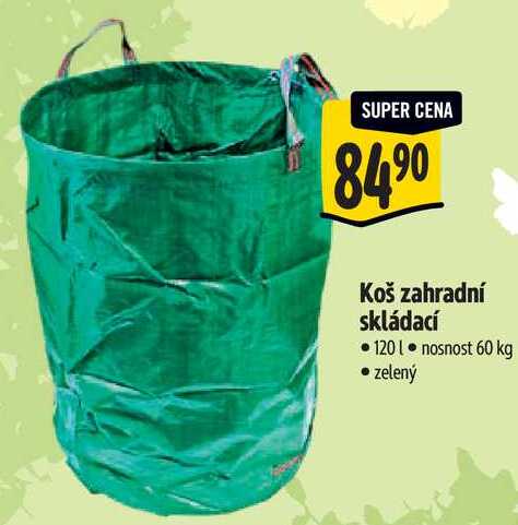 Koš zahradní skládací 
