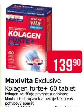 Maxivita Exclusive Kolagen forte+ 60 tablet 