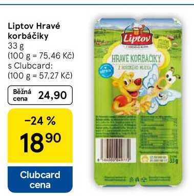 Liptov Hravé korbáčiky, 33 g
