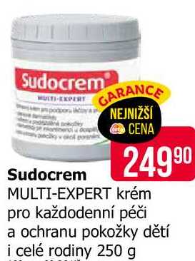 Sudocrem krém pro každodenní péči a ochranu pokožky dětí i celé rodiny 250 g 