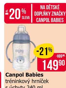Canpol Babies tréninkový hrníček S úchyty 340 ml 