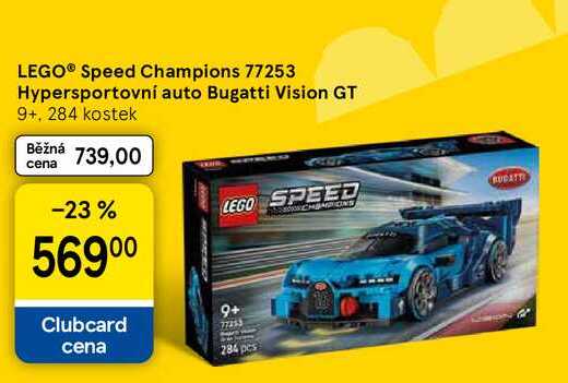 LEGO® Speed Champions 77253 Hypersportovní auto Bugatti Vision GT, 9+. 284 kostek
