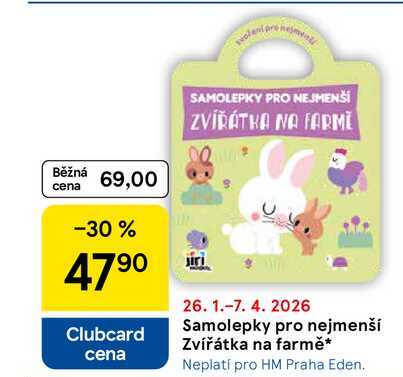 Samolepky pro nejmenší Zvířátka na farmě