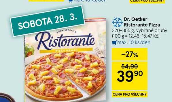 Dr. Oetker Ristorante Pizza, 320-355 g 