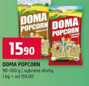 DOMA POPCORN 90-100 g
