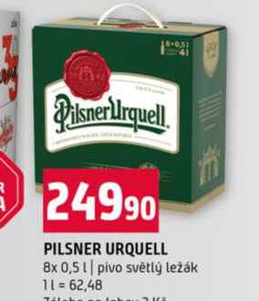 PILSNER URQUELL 8 x 0,5 l