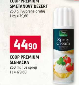 COOP PREMIUM ŠLEHAČKA 250 ml