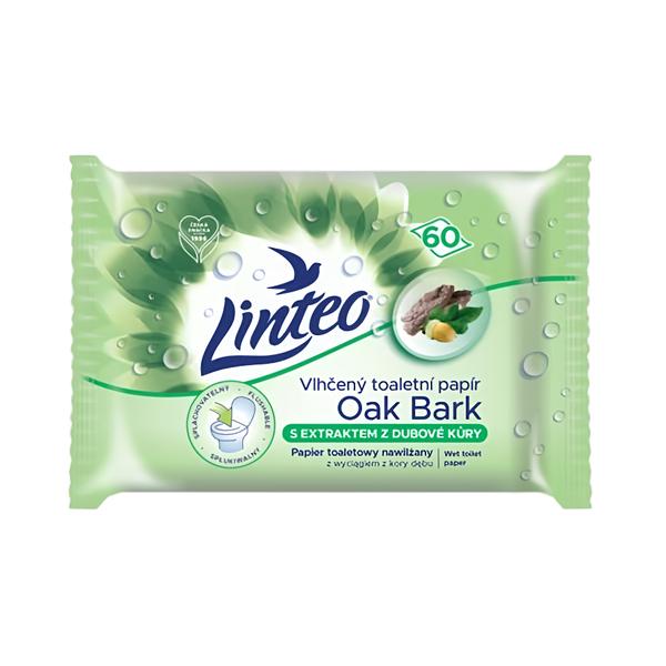 Linteo Vlhčený toaletní papír s dubovou kůrou