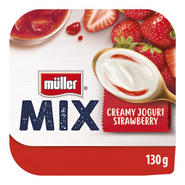 Müller MIX jogurt s jahodami (3,6%)