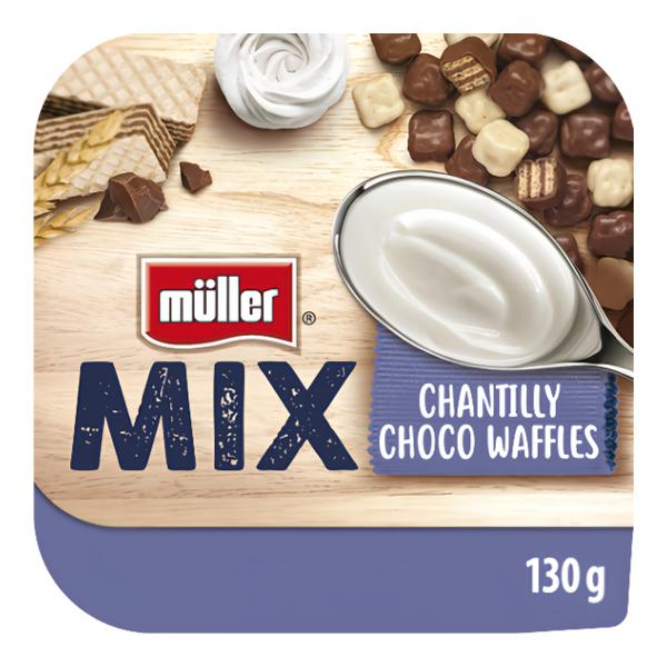 Müller MIX jogurt s čokoládovými oplatkami (5,6%)