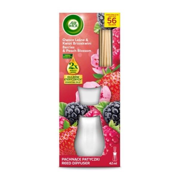 Air Wick Vonné tyčinky - Lesní plody a broskvový květ