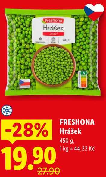 FRESHONA Hrášek, 450 g