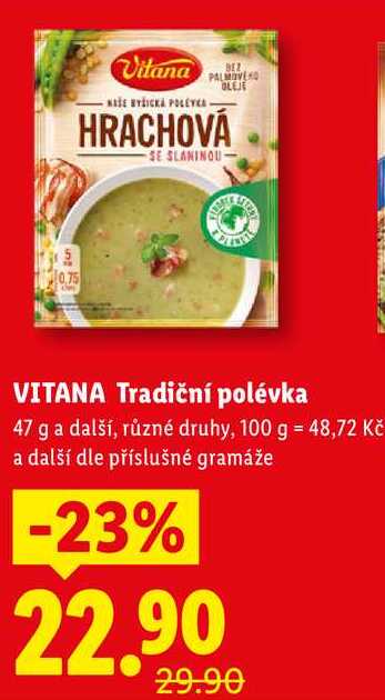 VITANA Tradiční polévka, 47 g a další