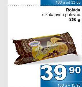 Roláda s kakaovou polevou 250 g 