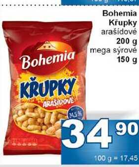 Bohemia Křupky arašídové 200 g
