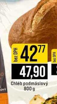 Chléb podmáslový 800 g 