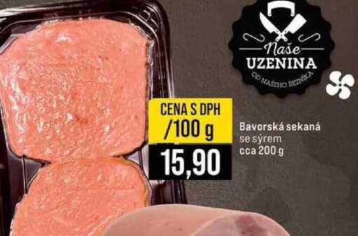 Bavorská sekaná se sýrem cca 200 g 