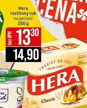Hera rostlinný tuk na pečení 250 g  v akci