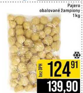 Pajero obalované žampiony 1kg