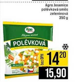 Agro Jesenice polévková směs zeleninová 350 g 