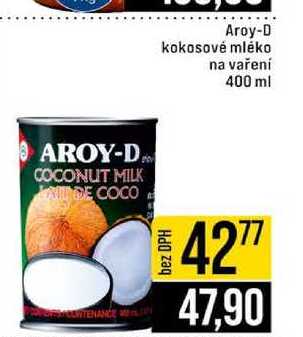 Aroy-D kokosové mléko na vaření 400 ml 
