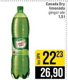 Canada Dry limonáda ginger ale 1,5l
