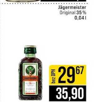 Jägermeister Original 35% 0,04l