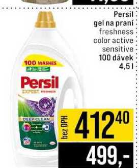 Persil gel na praní freshness color active sensitive 100 dávek 4,5l