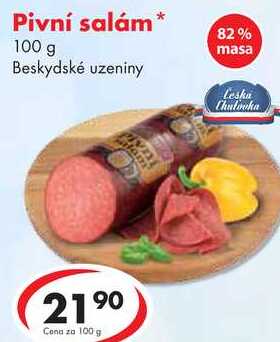 Pivní salám, 100 g