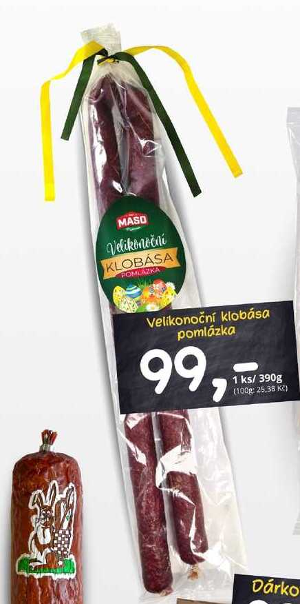 Velikonoční klobása pomlázka, 390 g