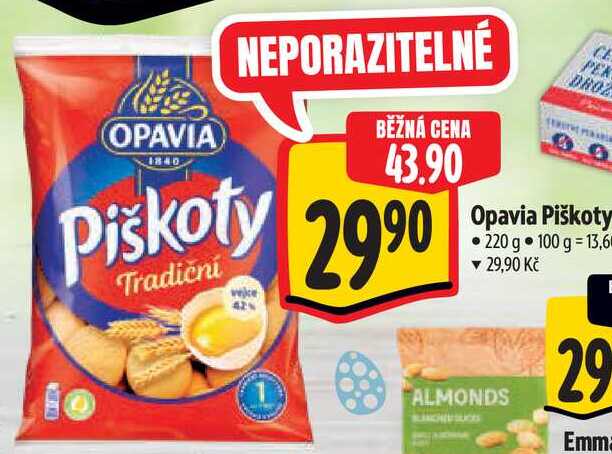  Opavia Piškoty 220 g   