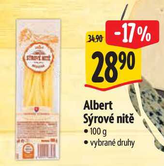   Albert Sýrové nitě 100 g 