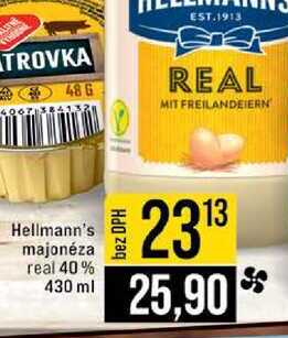 Hellmann's majonéza real 40% 430 ml 