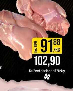 Kuřecí stehenní řízky 1kg