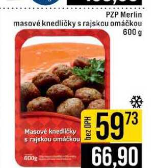 PZP Merlin masové knedlíčky s rajskou omáčkou 600 g