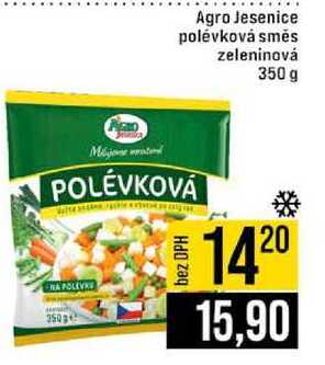 Agro Jesenice polévková směs zeleninová 350 g 
