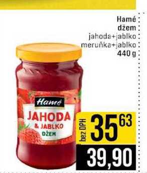 Hamé džem jahoda+jablko meruňka+jablko 440 g