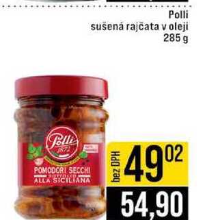 Polli sušená rajčata v oleji 285 g
