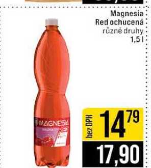 Magnesia Red ochucená různé druhy 1,5l