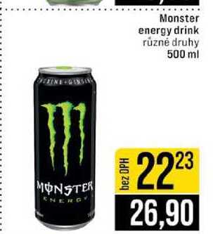 Monster energy drink různé druhy 500 ml 