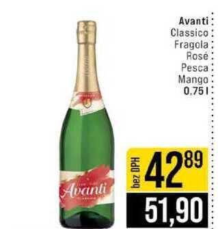 Avanti Classico Fragola Rosé Pesca Mango 0.75l
