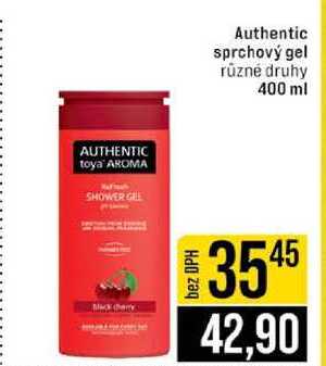 Authentic sprchový gel různé druhy 400 ml 