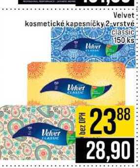 Velvet kosmetické kapesničky 2-vrstvé classic 150 ks 