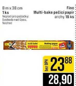 Fino Multi-bake pečící papir archy 16 ks 