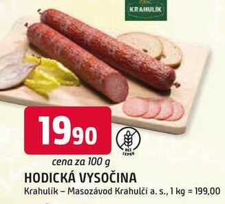 HODICKÁ VYSOČINA 100g