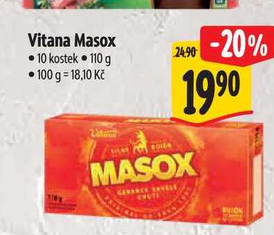 Vitana Masox 10 kostek 110 g 