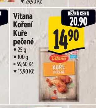  Vitana Koření Kuře pečené 25 g 