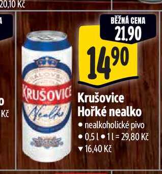 Krušovice Hořké nealko 0,5 l
