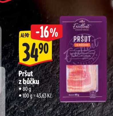Pršut z bůčku 80 g