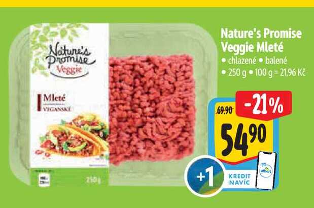 Nature's Dromise Veggie Mleté 250 g